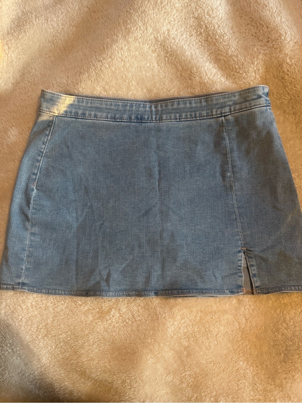 American Eagle Outfitters Denim Mini Skort - Blue